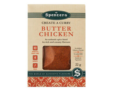 Spencers Create a Curry 22g - 25g