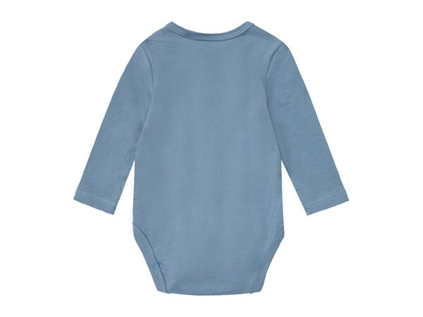 Lupilu Baby Long-Sleeve Bodysuits - Pack of 3