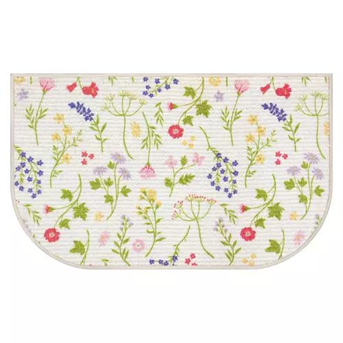 19.5" x 34" Bevington Kitchen Rug - Floral