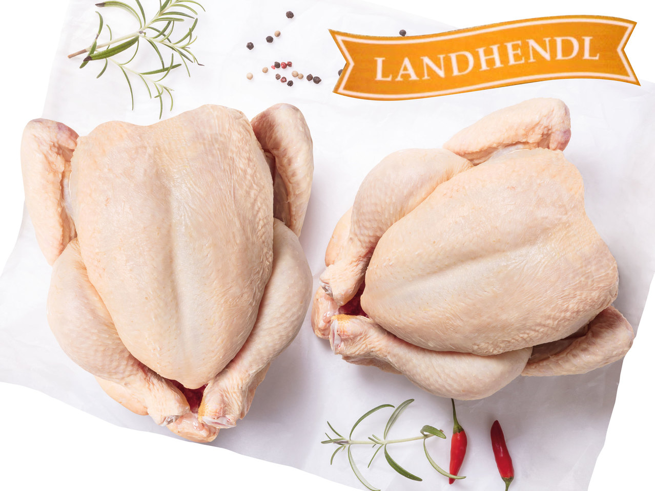 LANDHNDL Frische österreichische Hendl bratfertig, 2er Pack
