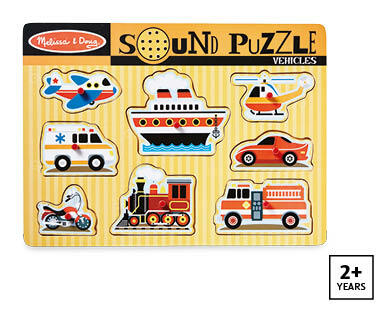 Melissa & Doug Sound Peg Puzzles