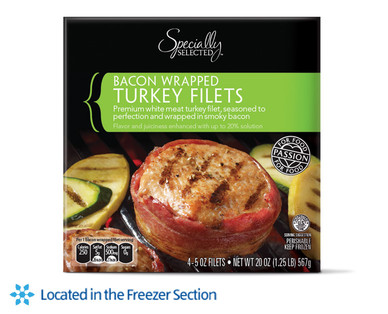 Specially Selected Bacon Wrapped Turkey Filets