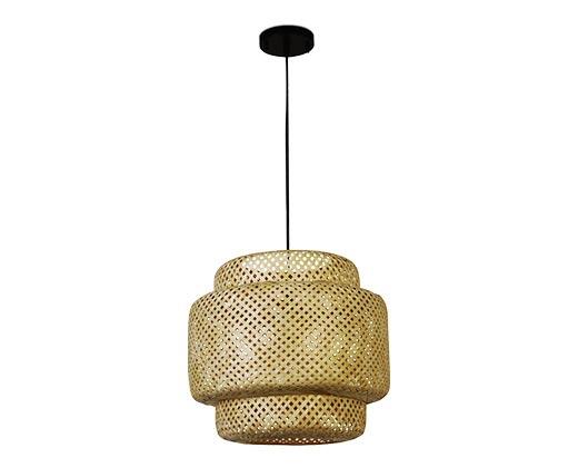 Huntington Home 
 Plug-In or Hardwire Bamboo Pendant Light