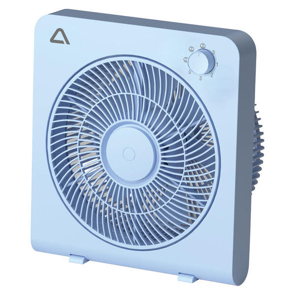 AMBIANO Blue Quiet Box Fan - 10"