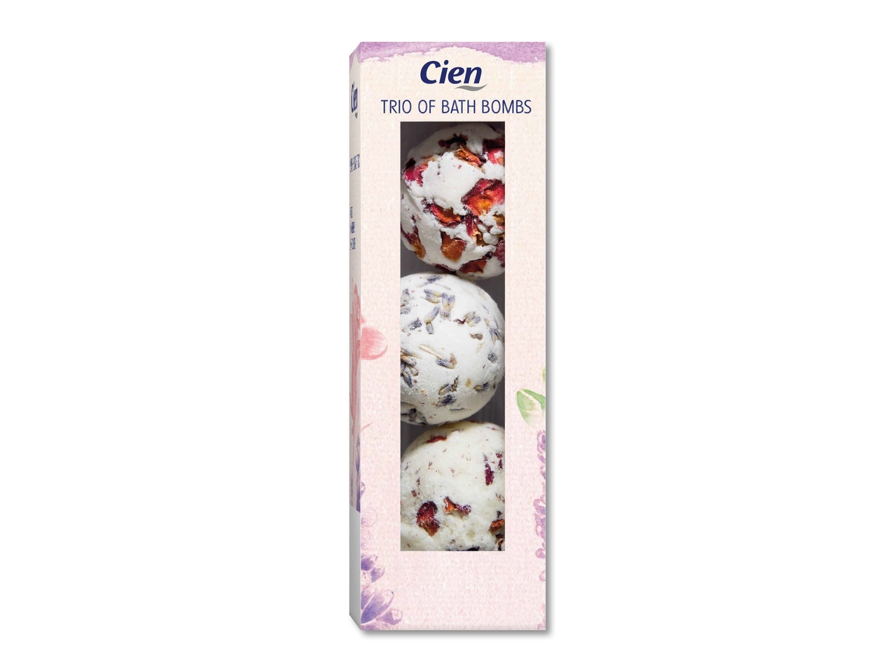 Boules de bain avec pétales