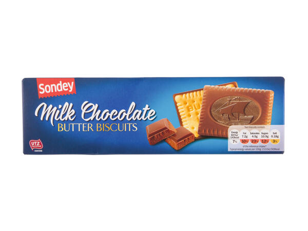 Chocolate Coated Butter Biscuits