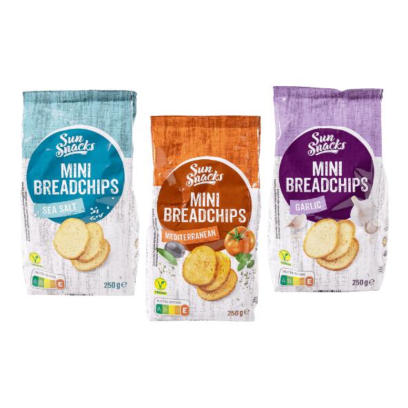 SUNSNACKS(R) 				Minicrackers de pain