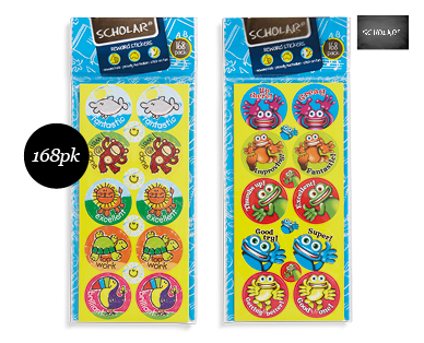 MERIT STICKERS 168PK