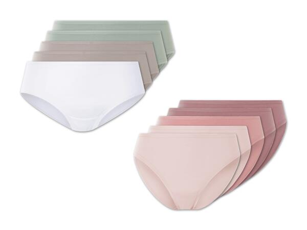 Damen Hipster/​Slip, 5 Stück