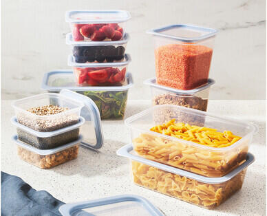 Food Containers with Coloured Lids