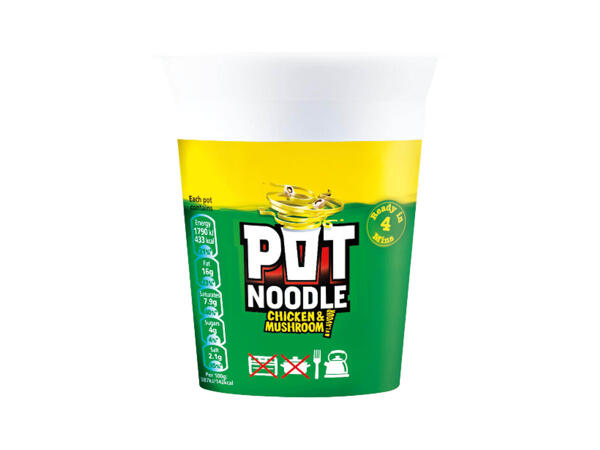 Chicken & Mushroom Pot Noodle