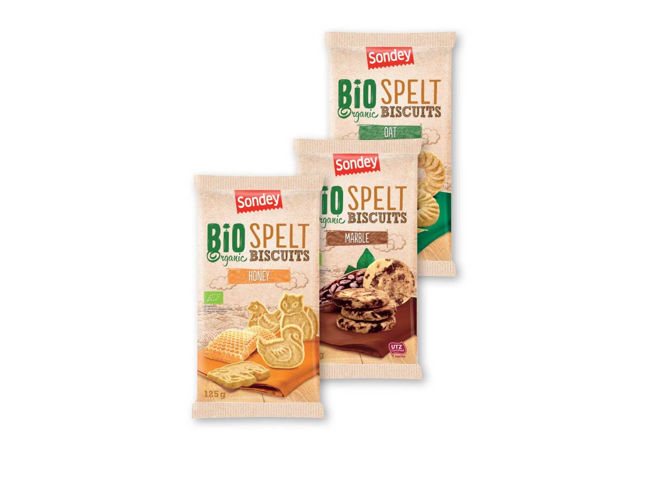 SONDEY Organic Spelt Biscuits