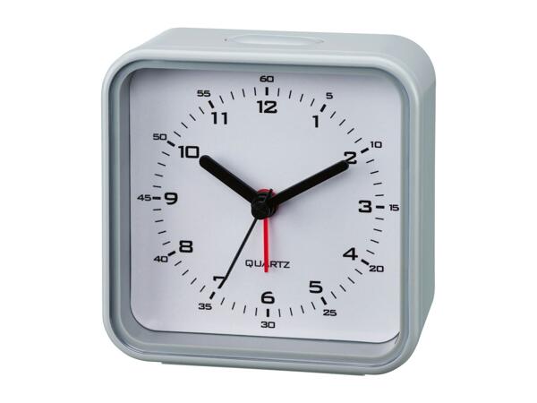 Tronic Grey Alarm Clock