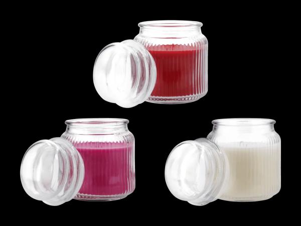 Bougie parfumée dans un verre