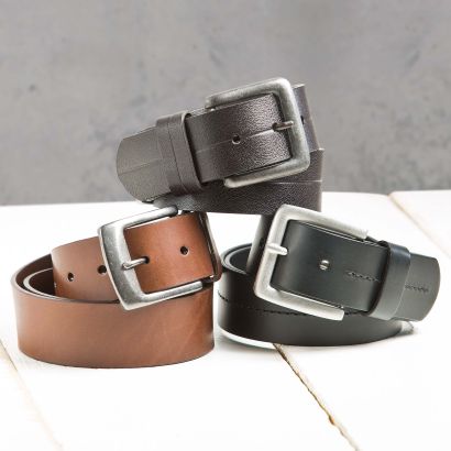 Ceinture en cuir pour hommes