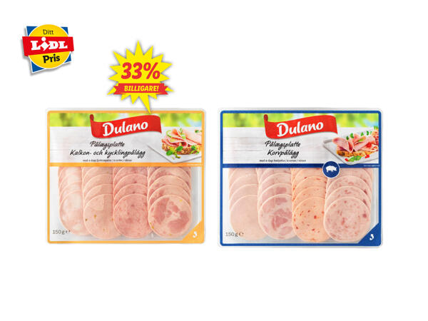 Påläggskorv olika sorter