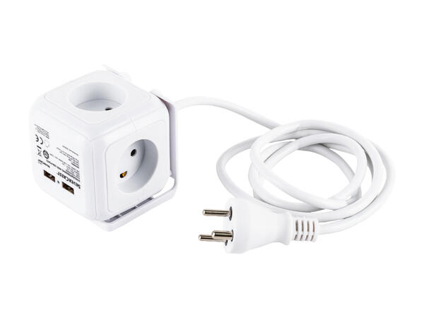 SILVERCREST(R) Stikdåseterning med USB-porte