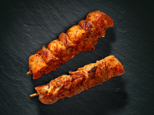 Brochettes de blanc de poulet