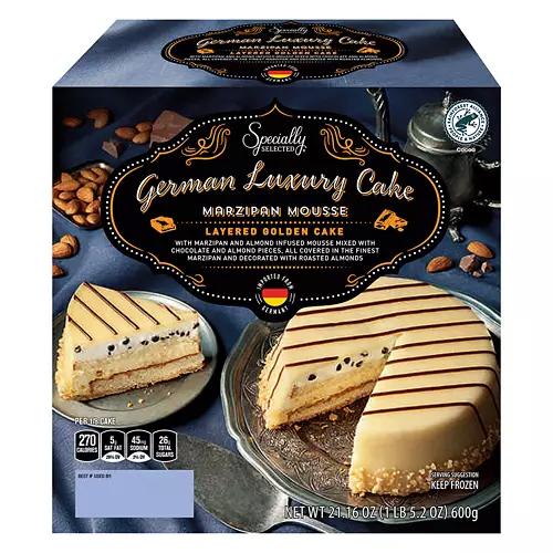 Marzipan Mousse Layered German Luxury Cake, 21.1 oz