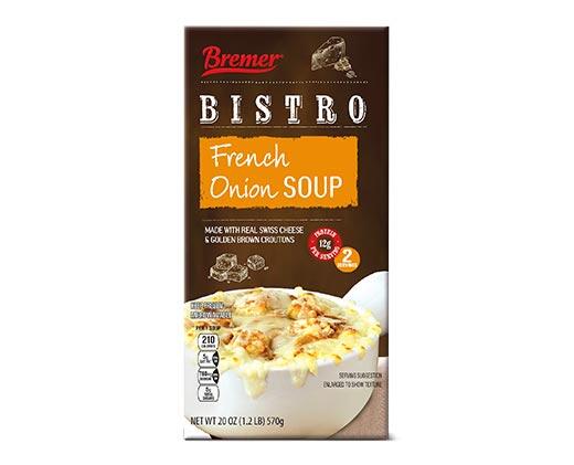 Bremer Broccoli Cheddar or French Onion Soup