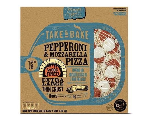Mama Cozzi's Pizza Kitchen 
 16" Wood Fired Pepperoni & Mozzarella Deli Pizza