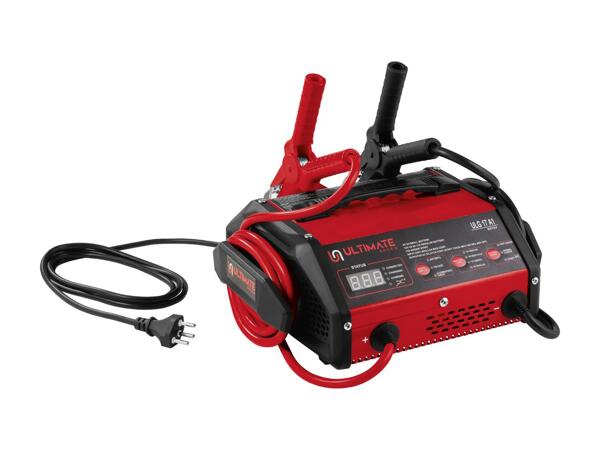 Chargeur de batterie pour voiture avec fonction d'aide au démarrage
