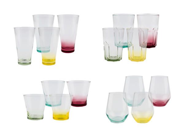 Verres, lot de 4