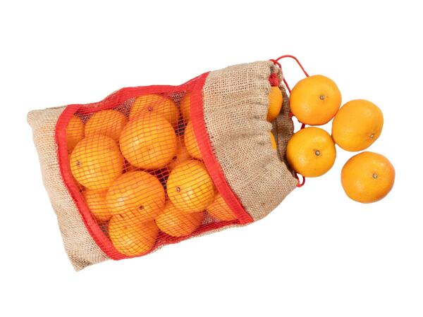 Clementinen im Jutesack
