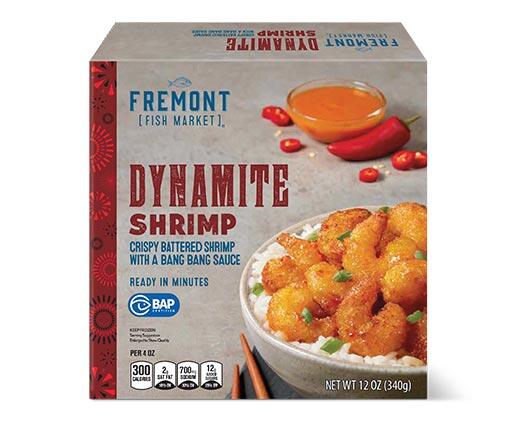 Fremont Fish Market Honey Walnut and Dynamite Shrimp