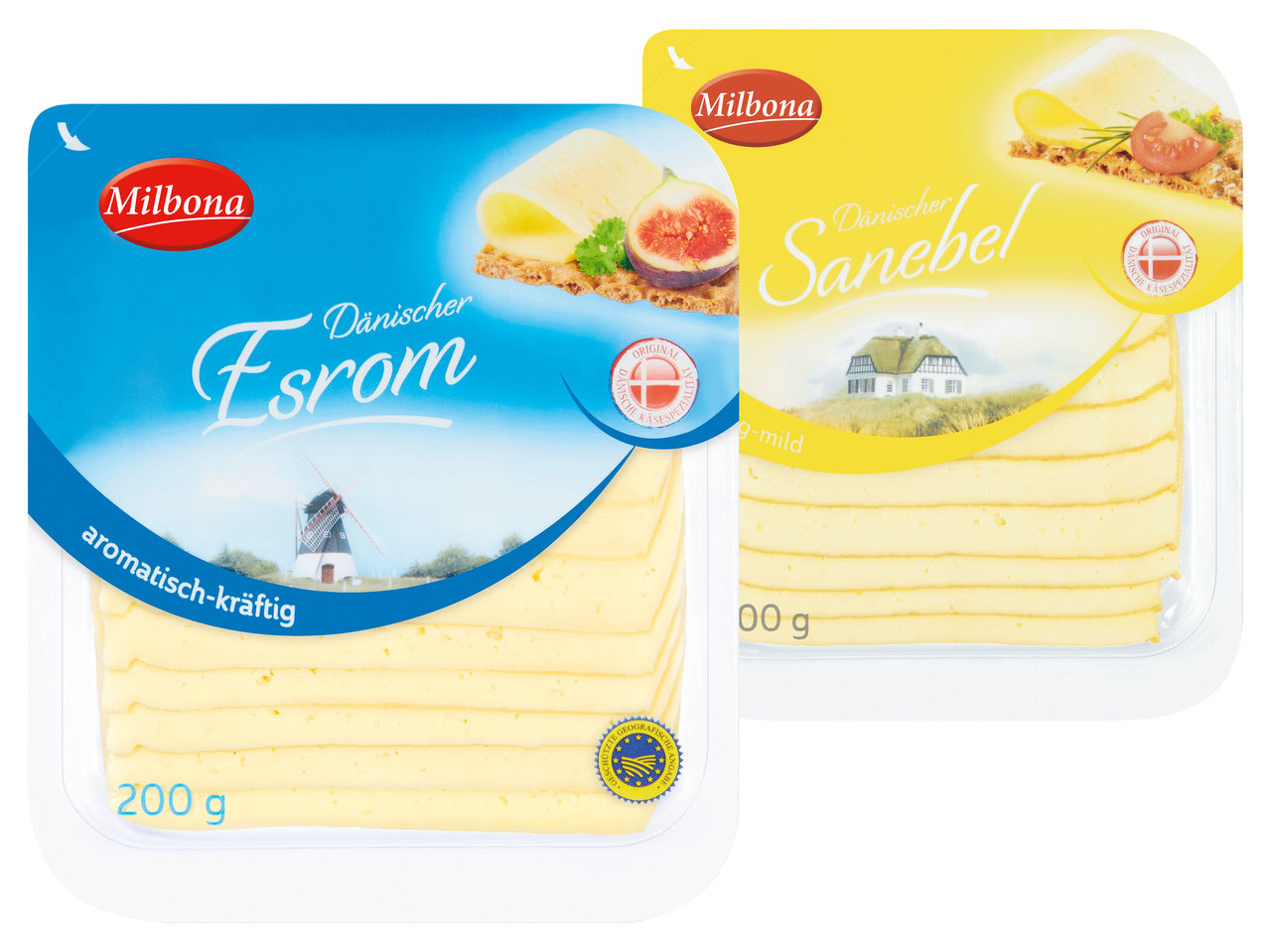MILBONA Dänische Käsescheiben