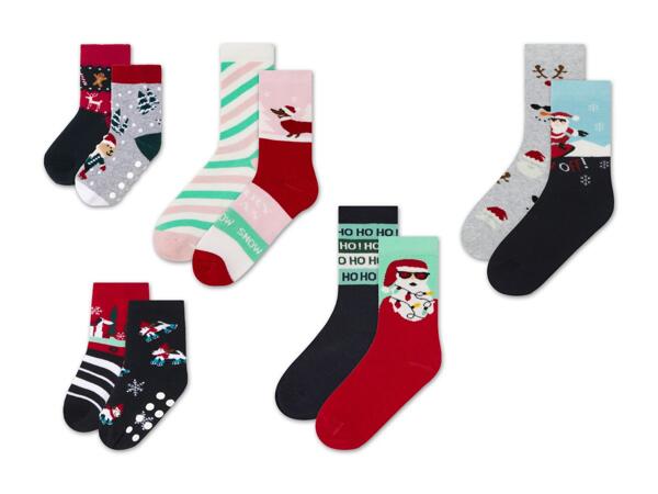 Kleinkinder/​Kinder Thermosocken, 2 Paar