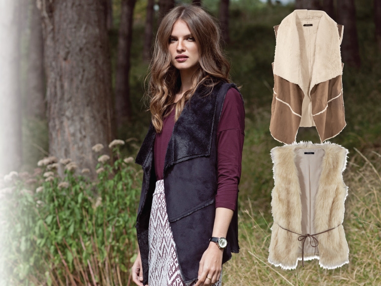 ESMARA(R) Ladies' Faux Fur Gilet