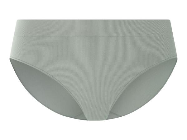 Esmara Ladies' Ribbed Briefs - 3 Pack - Olive