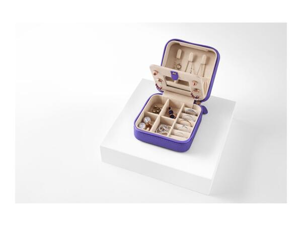 Esmara Purple Travel Jewellery Box