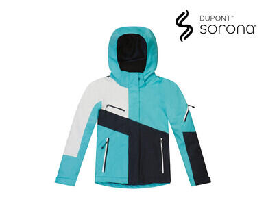 Children's Ski Jacket - Denim or Printed Pink