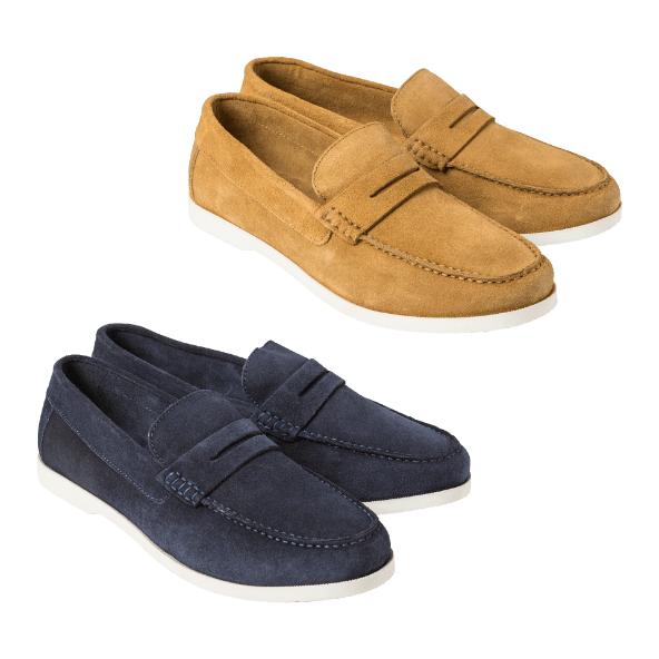 Mocassins en cuir pour hommes