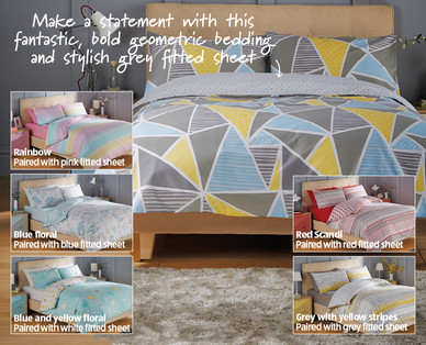Printed King Duvet Set