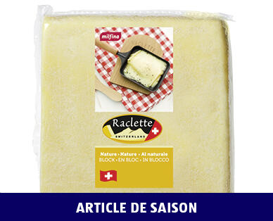 MILFINA 
 RACLETTE ¼ DE MEULE APP