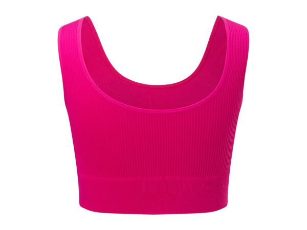Crivit Ladies' Pink Low Impact Sports Bra