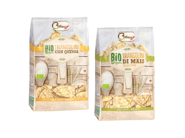 Triangles with Mais or Quinoa