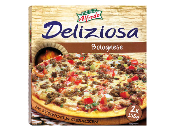 TRATTORIA ALFREDO Steinofenpizza Bolognese