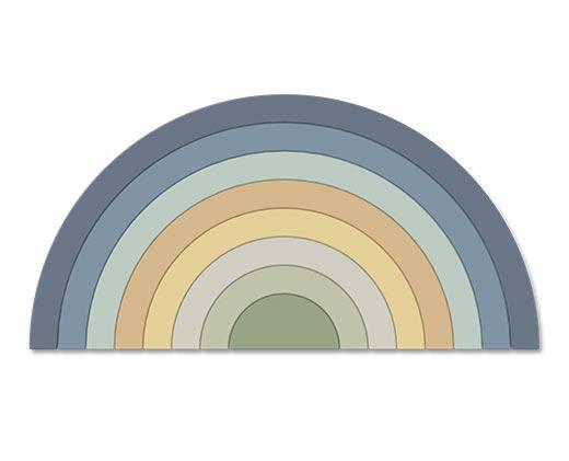 Bee Happy Wooden Stackable Rainbow Blue or Pink