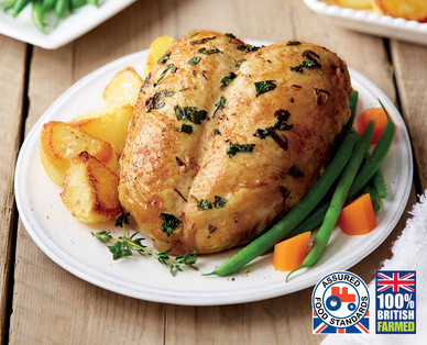 British Chicken Crown with a Pork, Sage & Onion Stuffing