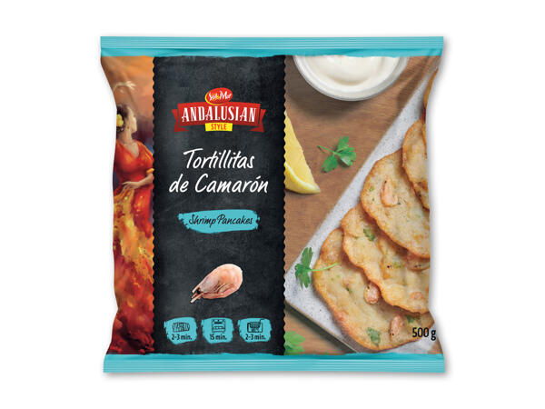 Tortillas med rejer