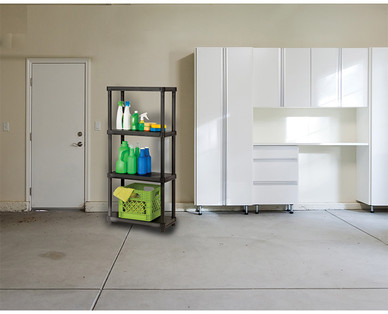 WORKZONE 4-Tier Resin Shelving