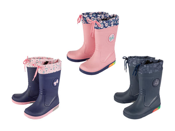 Bottes de pluie clignotantes
