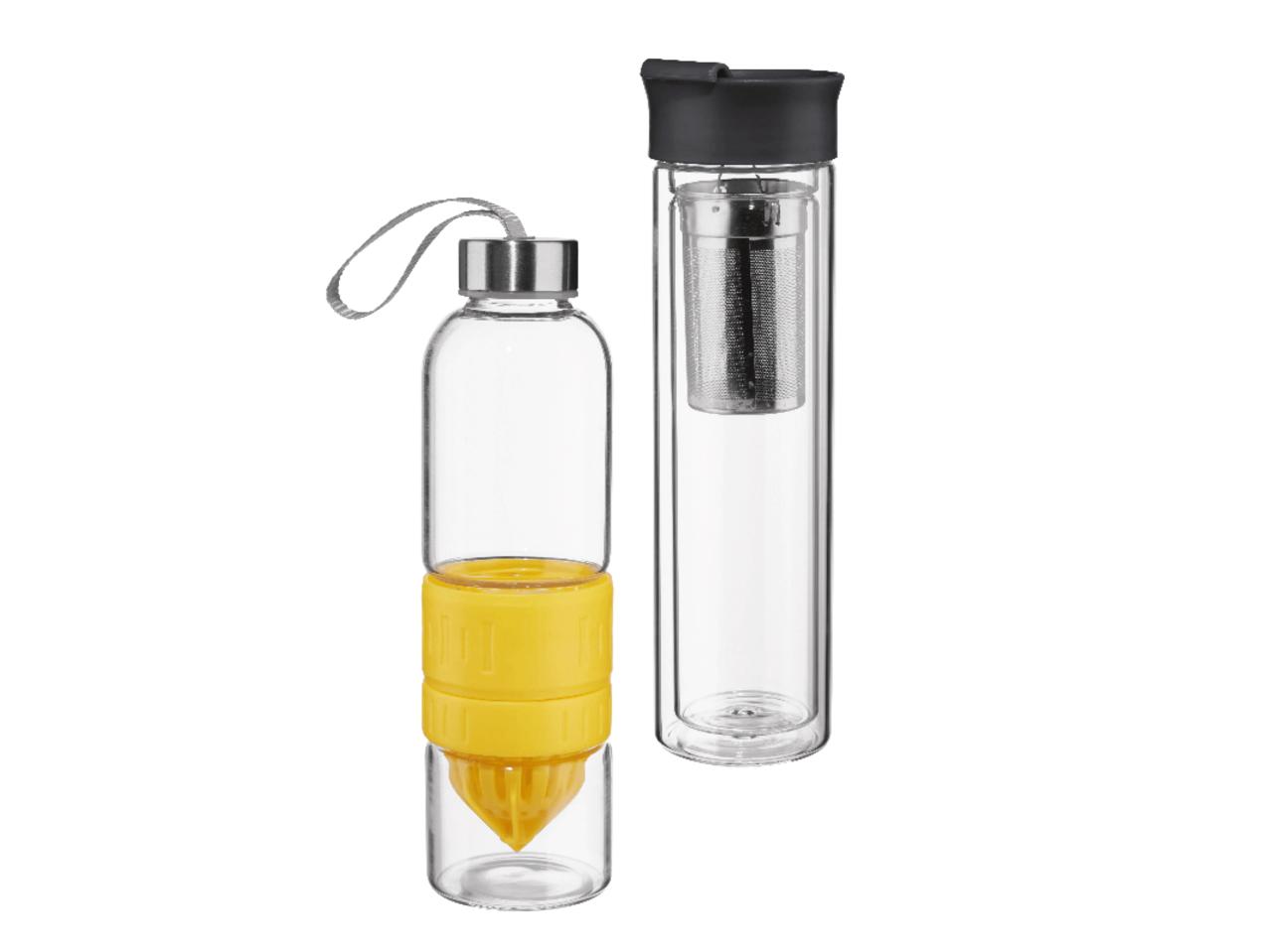 ERNESTO Drinking Bottle with Tea Strainer/ Citrus Juicer