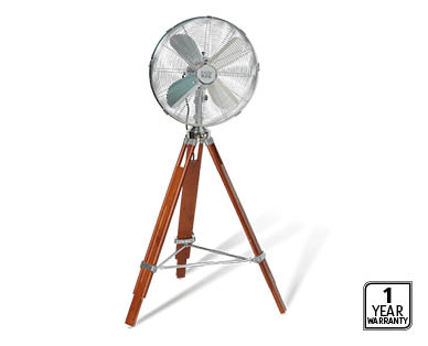 Wooden Tripod Fan