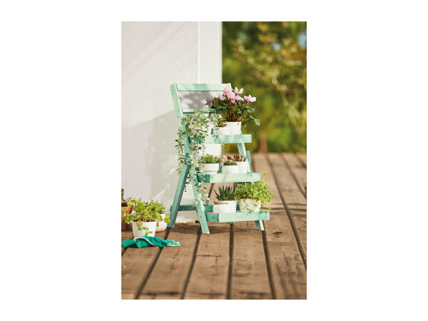 Florabest Mint Green Plant Stand with Chalk Board