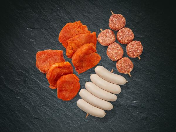 Plat de grillades de fête